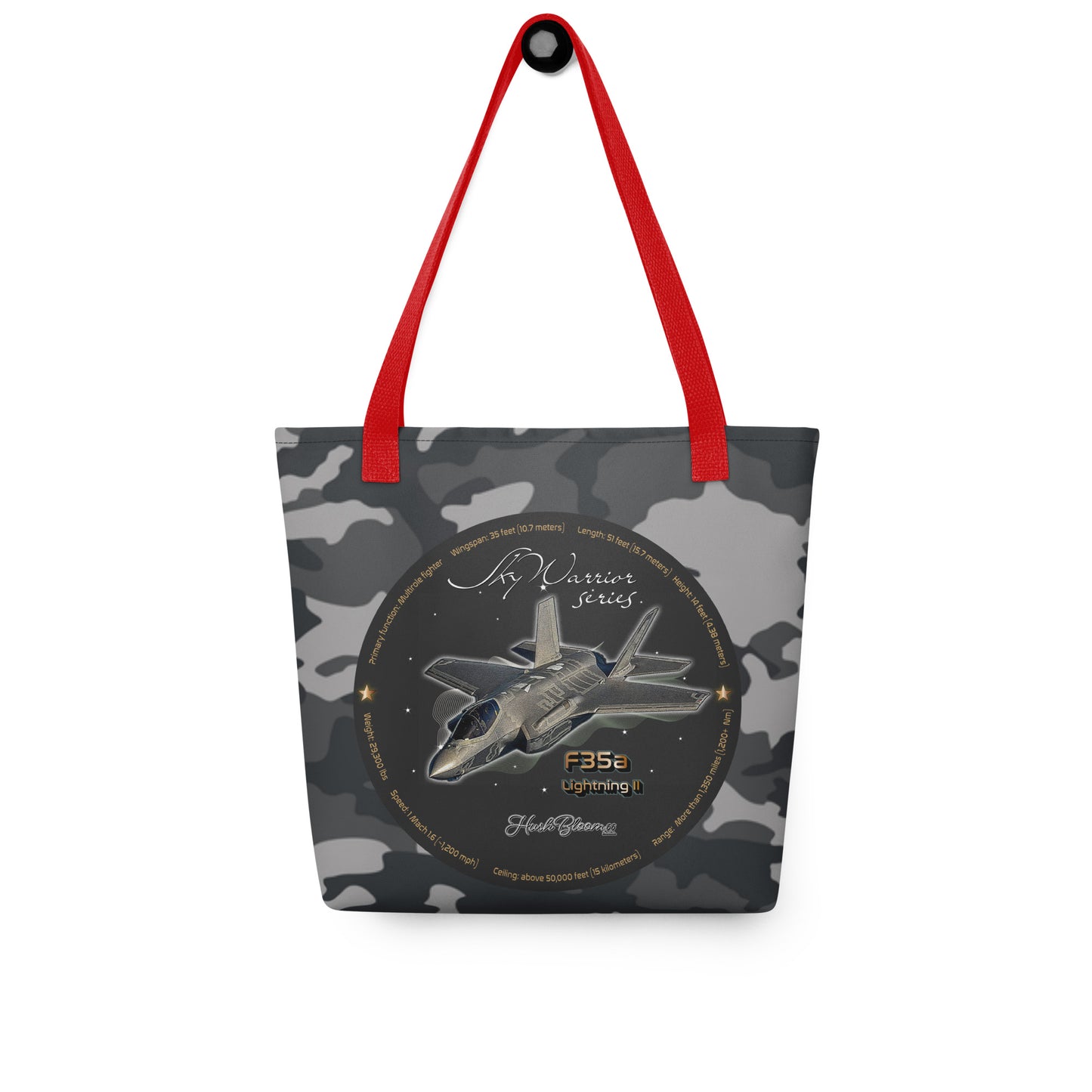Red - F35A Lightning Tote bag