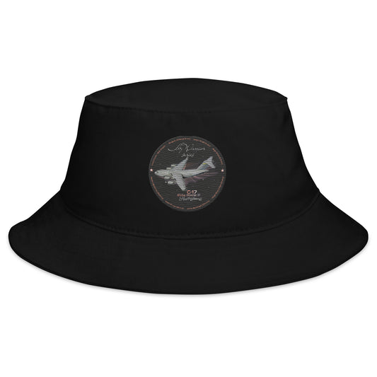 Black - C17 Globe Master III Bucket Hat