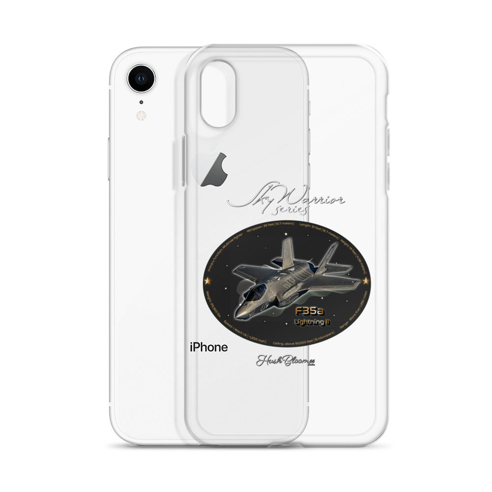 F35A Lightning Clear Case for iPhone