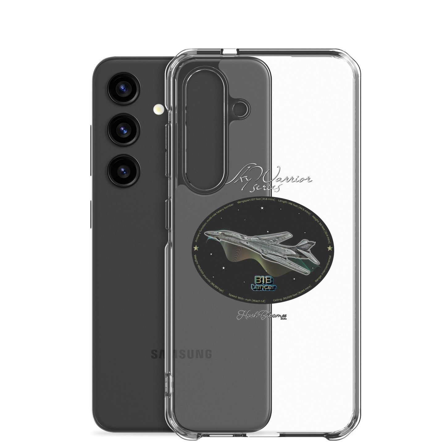 B1B Lancer Clear Case for Samsung
