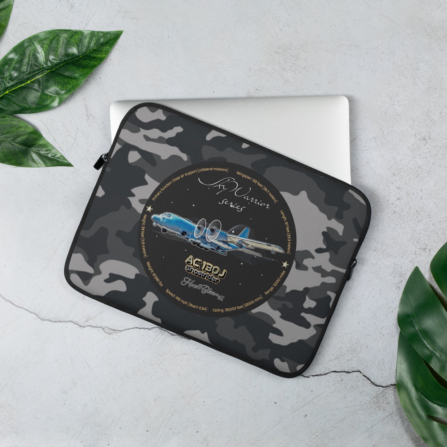 Multicolor - AC130J Ghostrider Laptop Sleeve