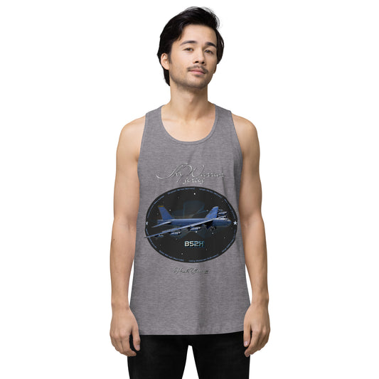 Athletic Heather - B52H Stratofortress Men’s premium tank top