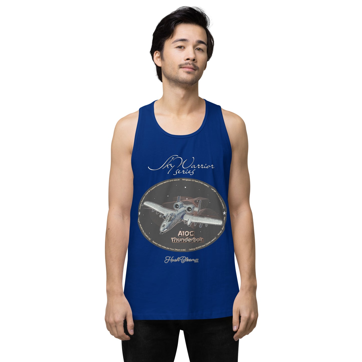 Team Royal - A10C Thunderbolt Men’s premium tank top