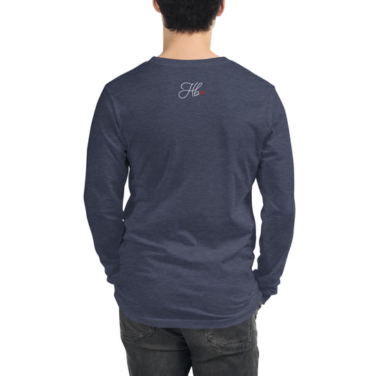 Heather Navy - E3 Sentry Men’s Long Sleeve Tee