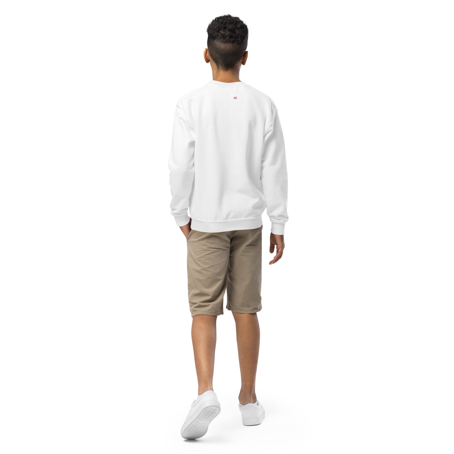 White - F35A Lightning Youth crewneck sweatshirt