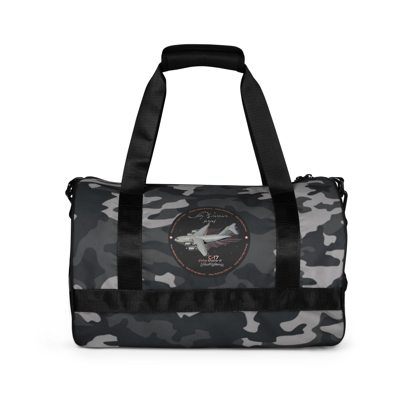 C17 Globe Master III All-over print gym bag