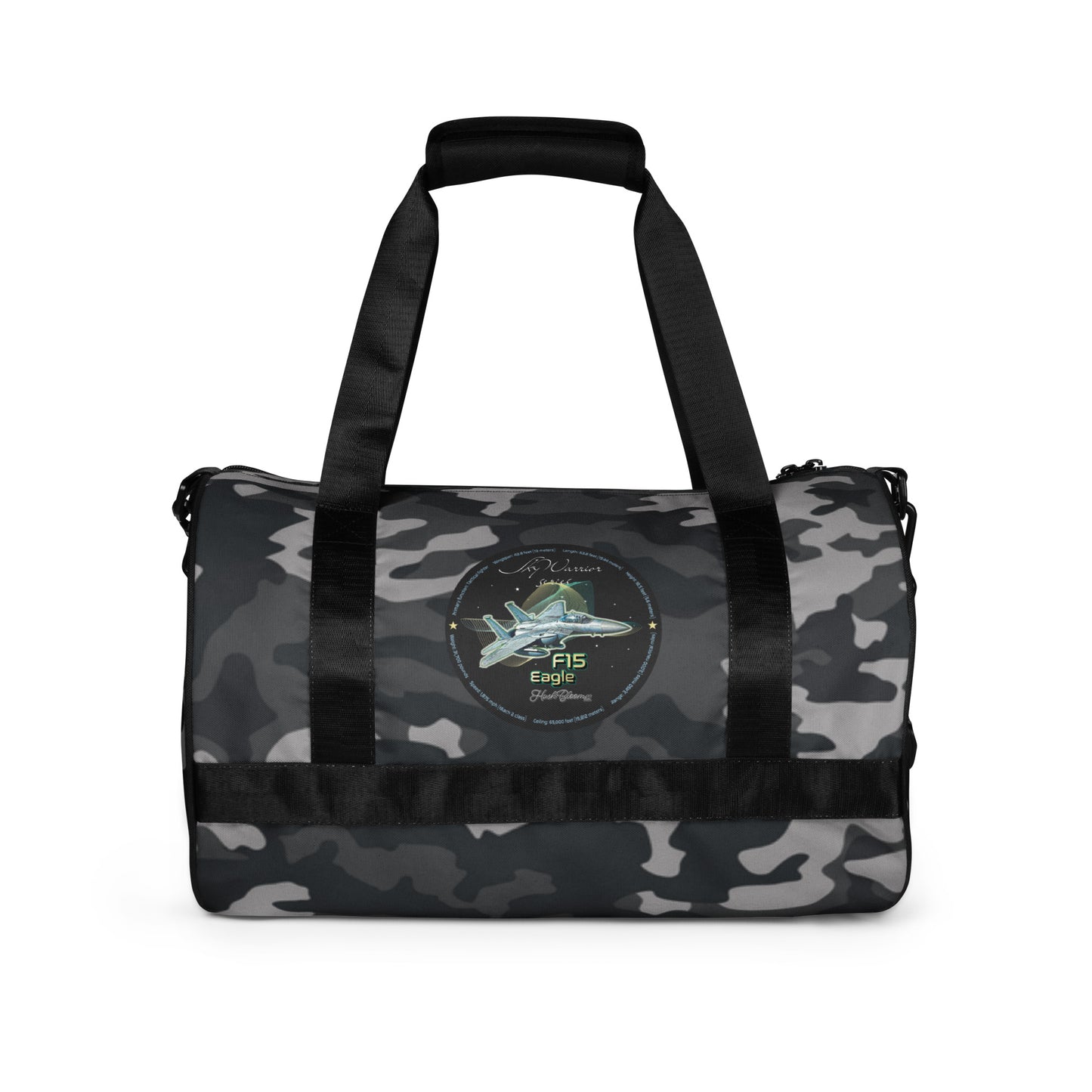 F15 Eagle All-over print gym bag