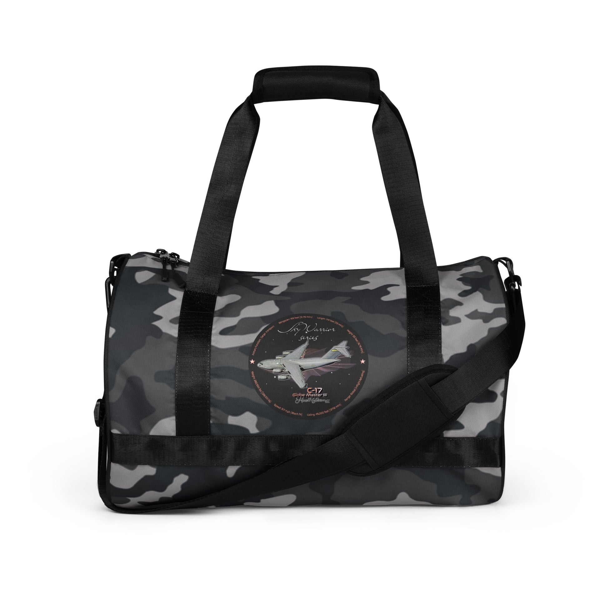 C17 Globe Master III All-over print gym bag