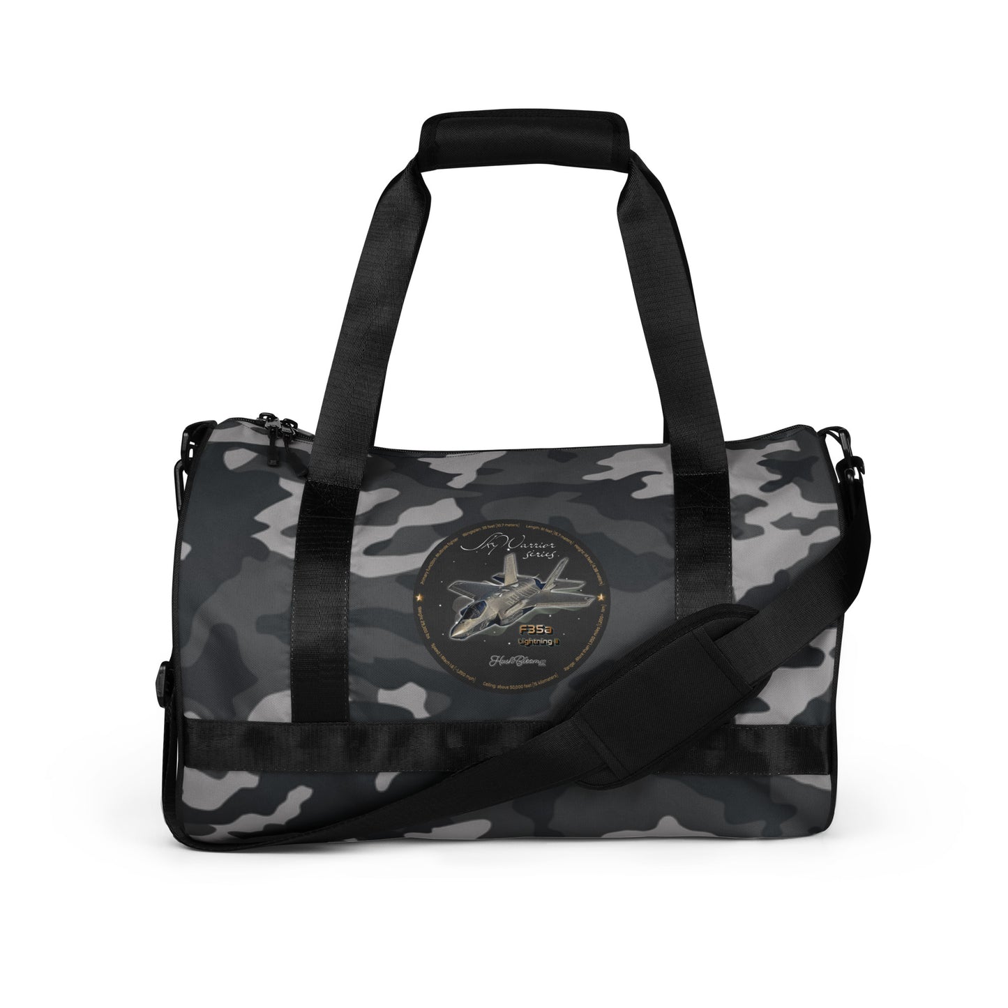 F35A Lightning All-over print gym bag