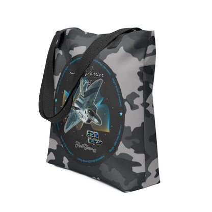 Black - F22 Raptor Tote bag