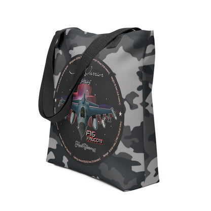 Black - F16 Falcon Tote bag