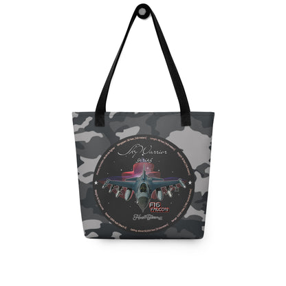 Black - F16 Falcon Tote bag