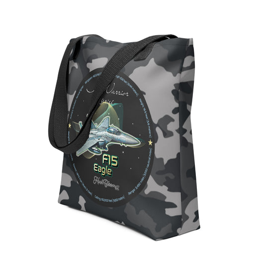 Black - F15 Eagle Tote bag