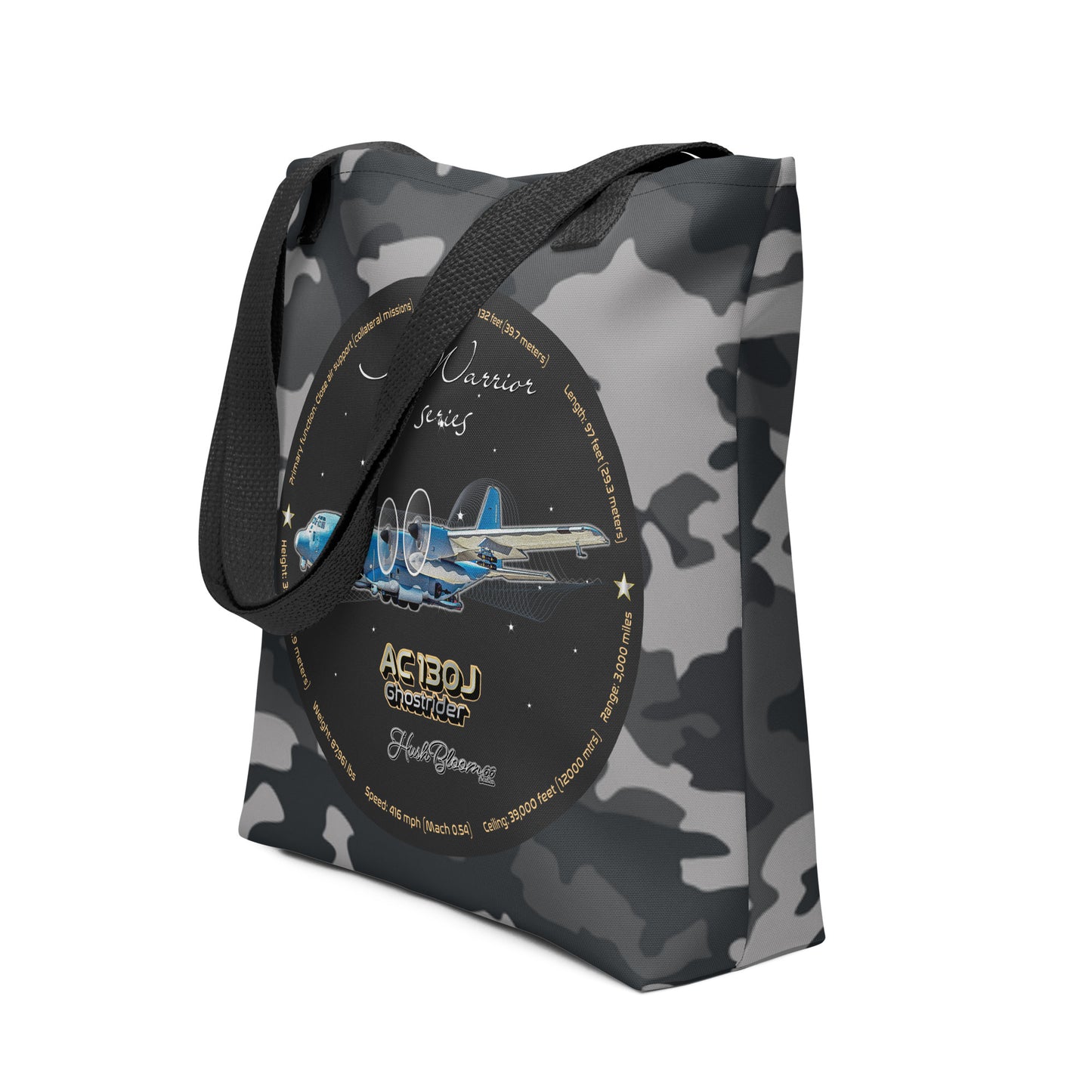 Black - AC130J Ghostrider Tote bag