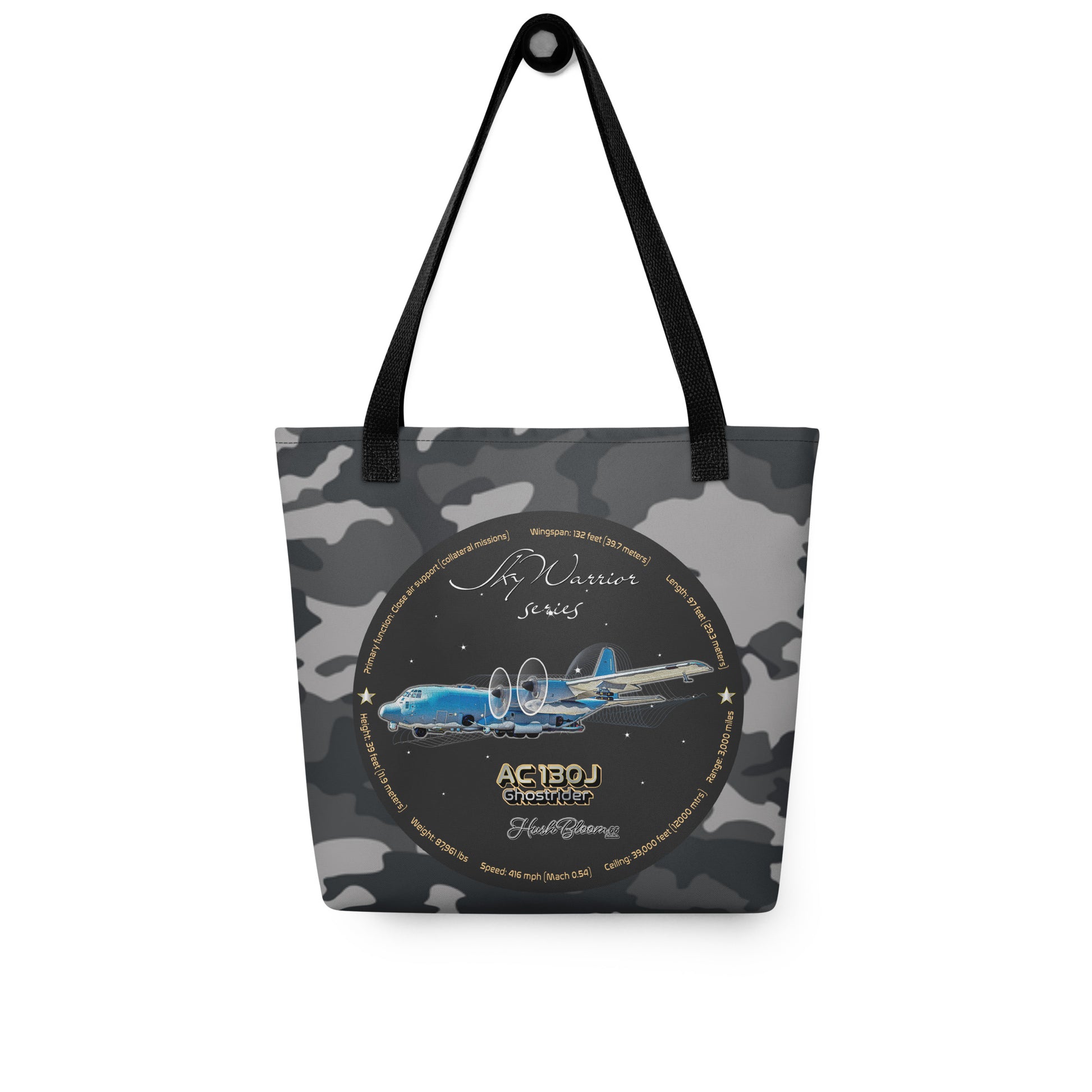 Black - AC130J Ghostrider Tote bag