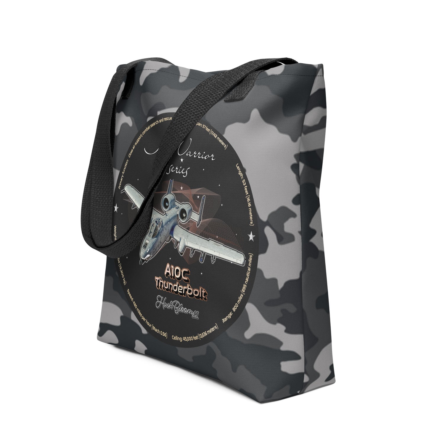Black - A10C Thunderbolt Tote bag