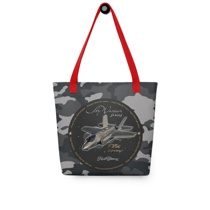 Red - F35A Lightning Tote bag