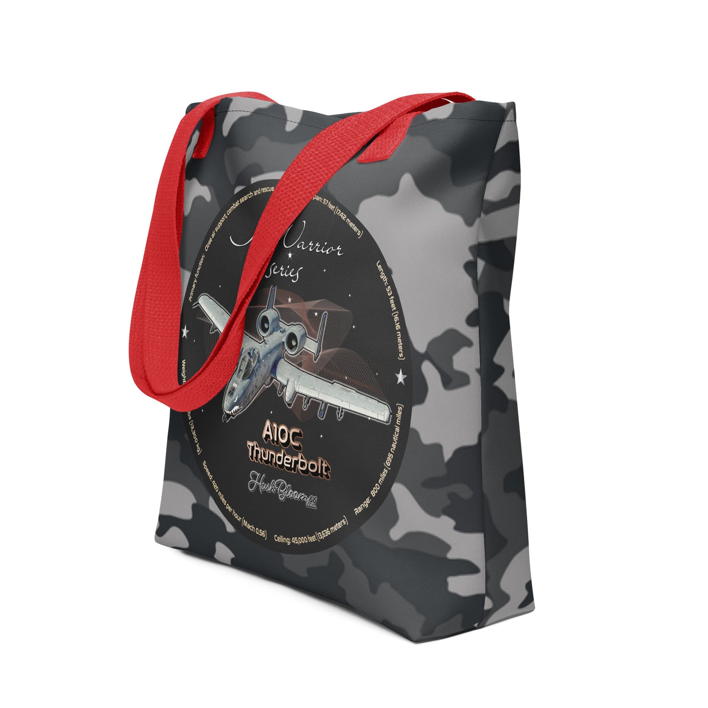 Red - A10C Thunderbolt Tote bag