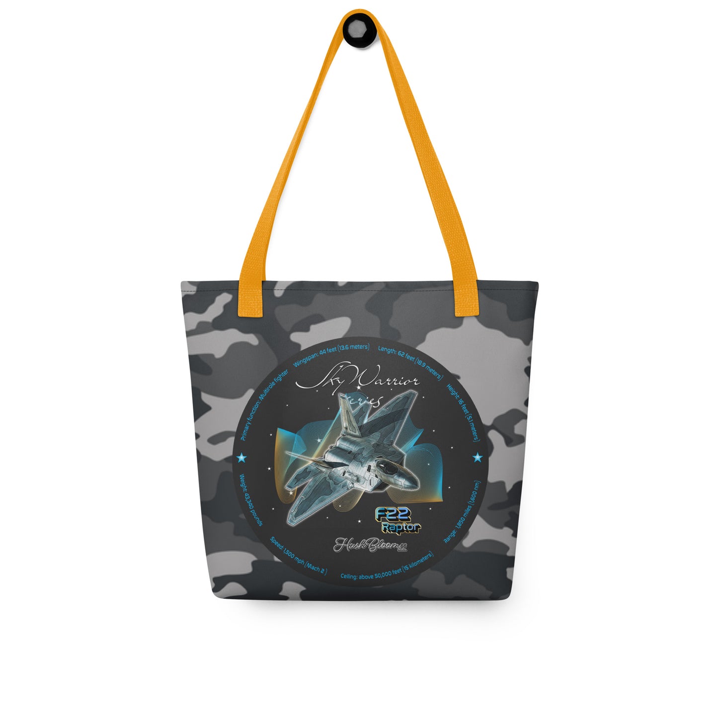 Yellow - F22 Raptor Tote bag