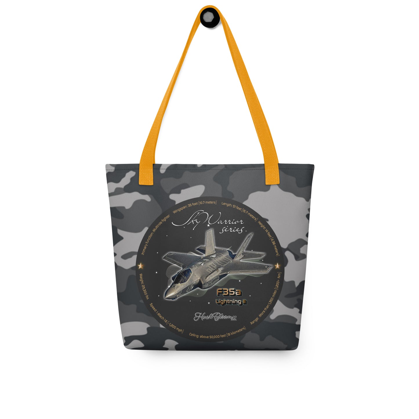 Yellow - F35A Lightning Tote bag