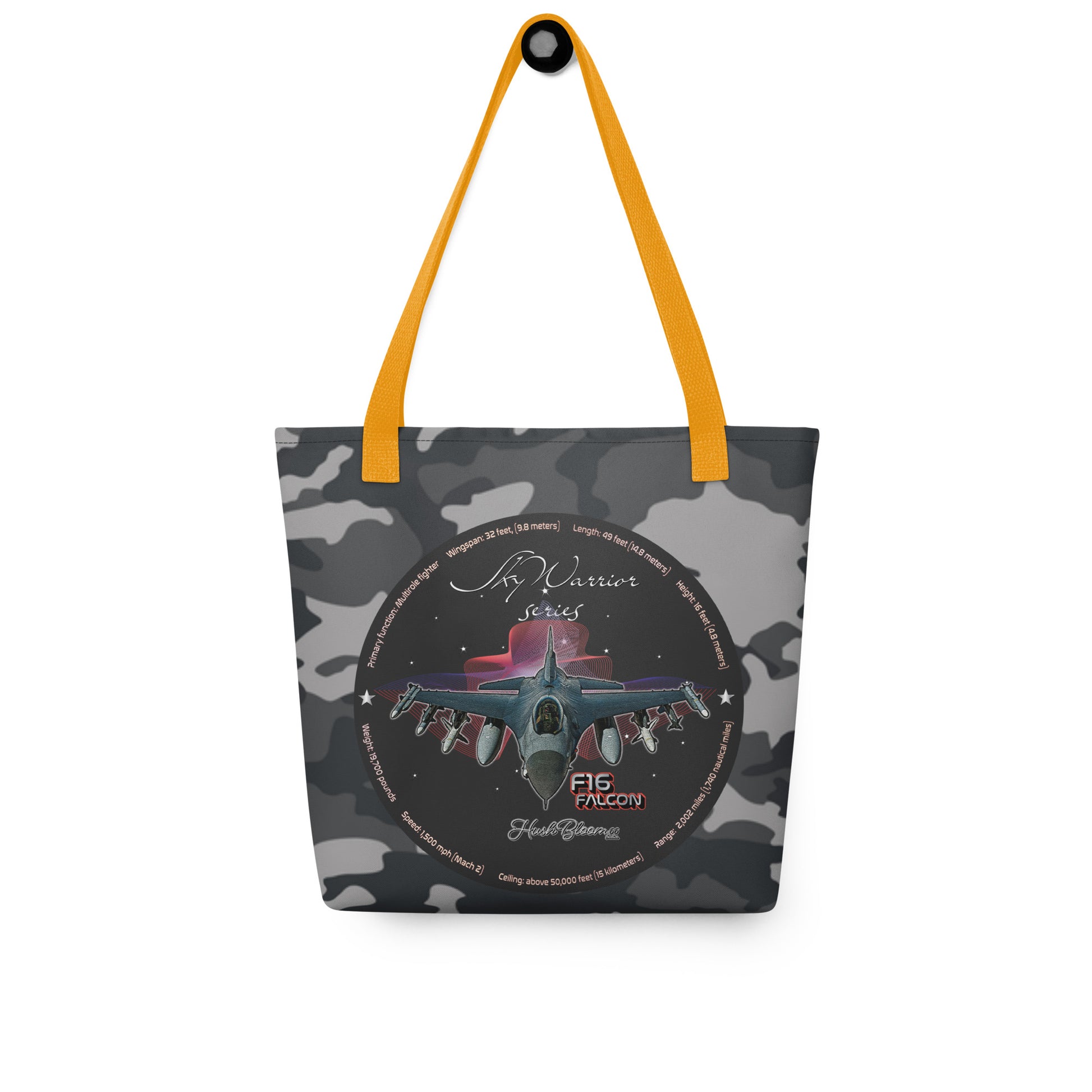 Yellow - F16 Falcon Tote bag