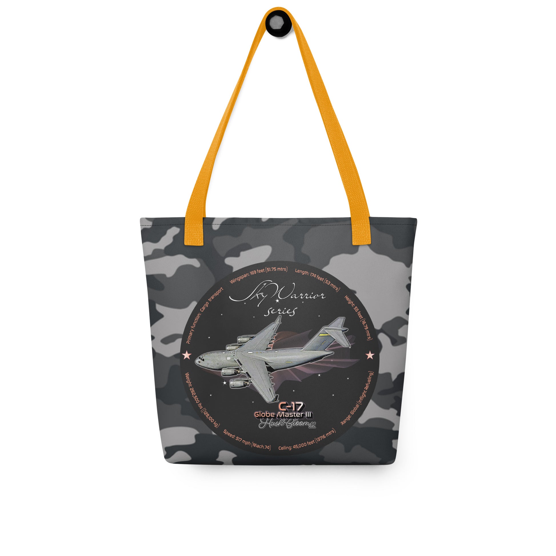 Yellow - C17 Globe Master III Tote bag