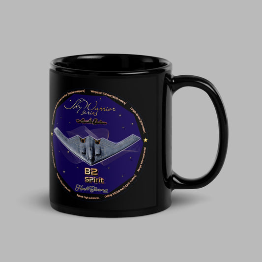 B2 Spirit (Limited Edition)- Black Glossy Mug Mug