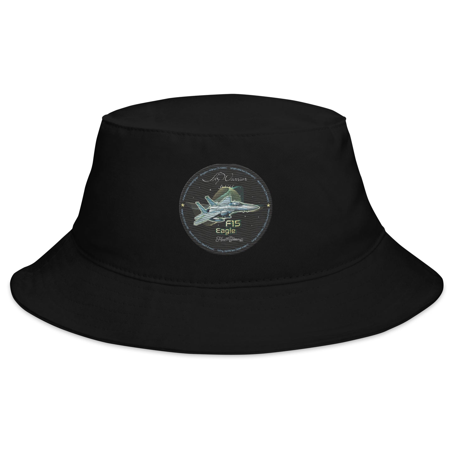 Black - F15 Eagle Bucket Hat