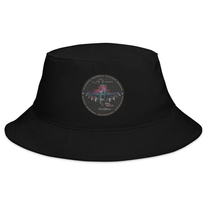 Black - F16 Falcon Bucket Hat