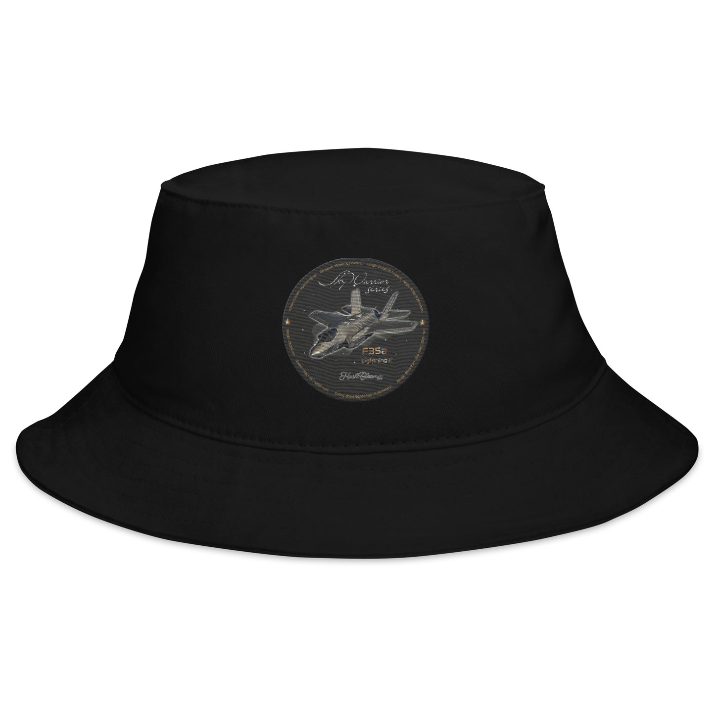 Black - F35A Lightning Bucket Hat