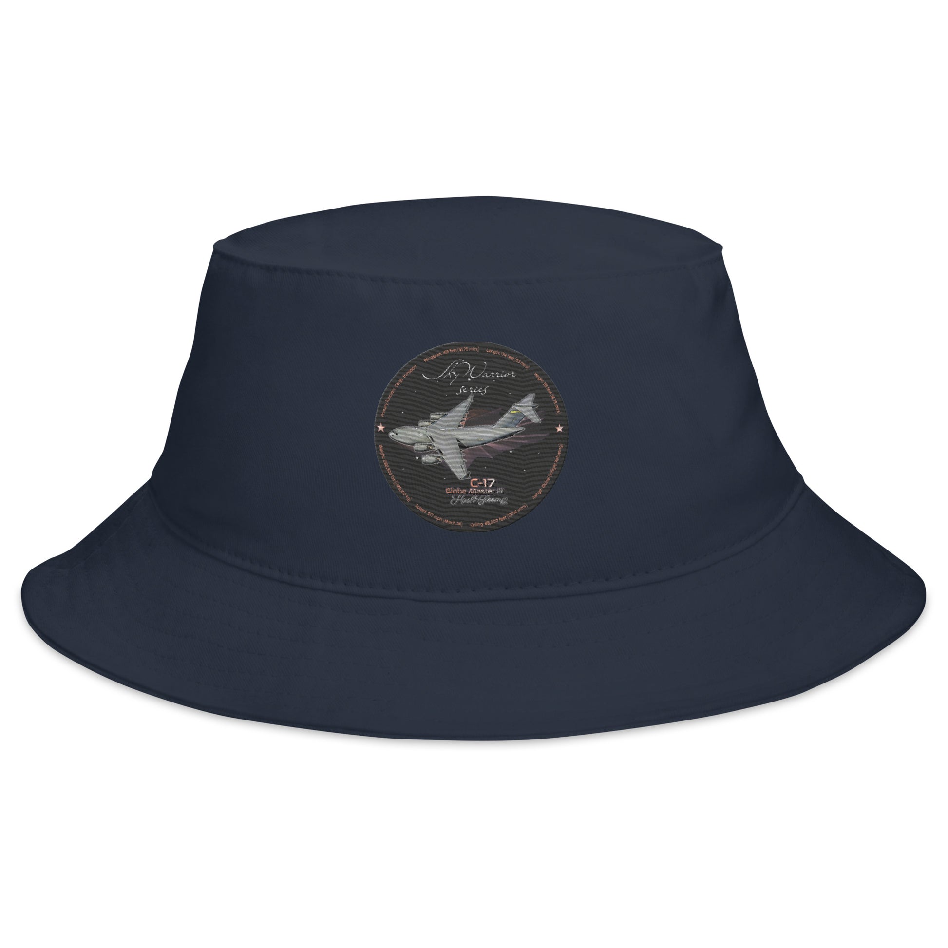 Navy - C17 Globe Master III Bucket Hat