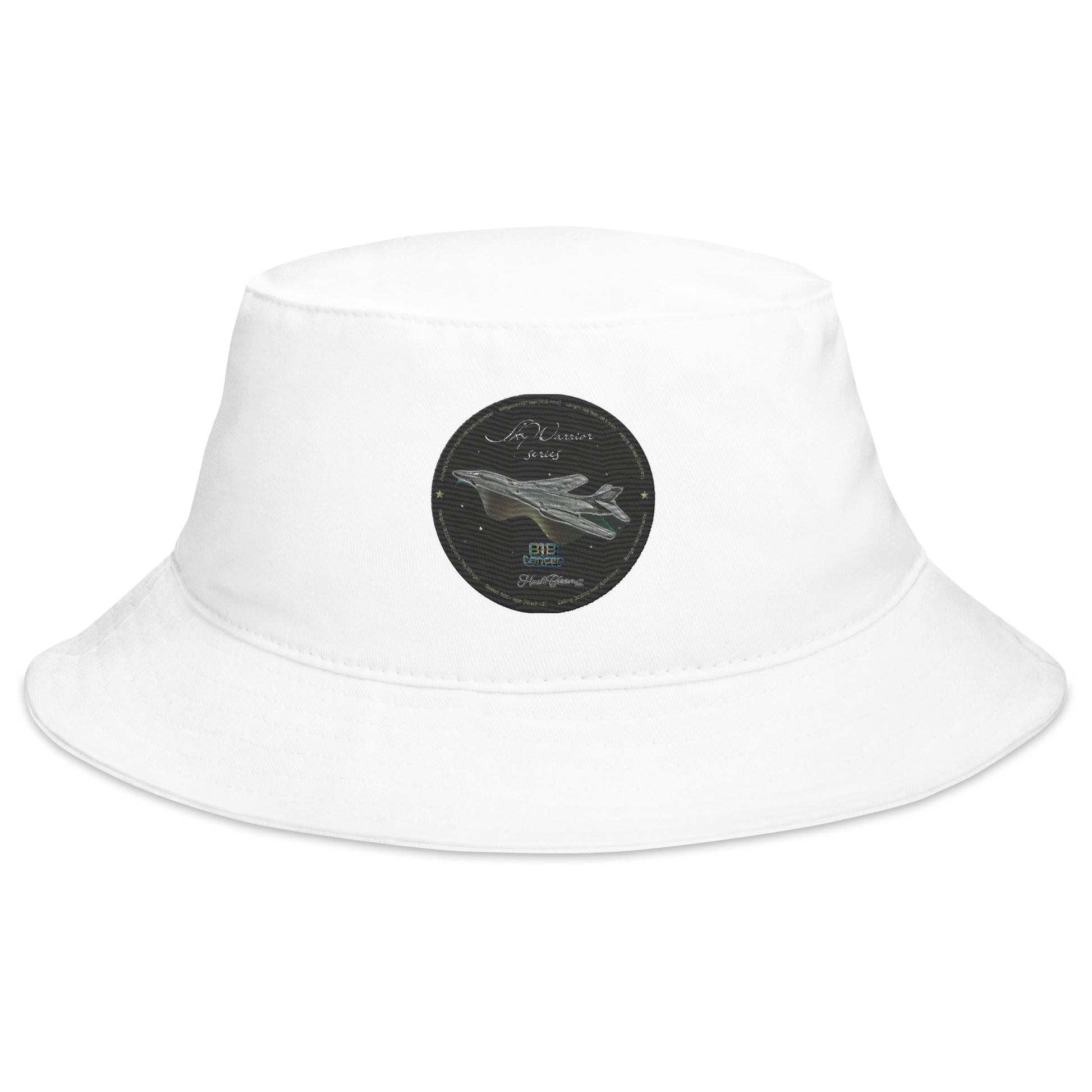 White - B1B Lancer Bucket Hat