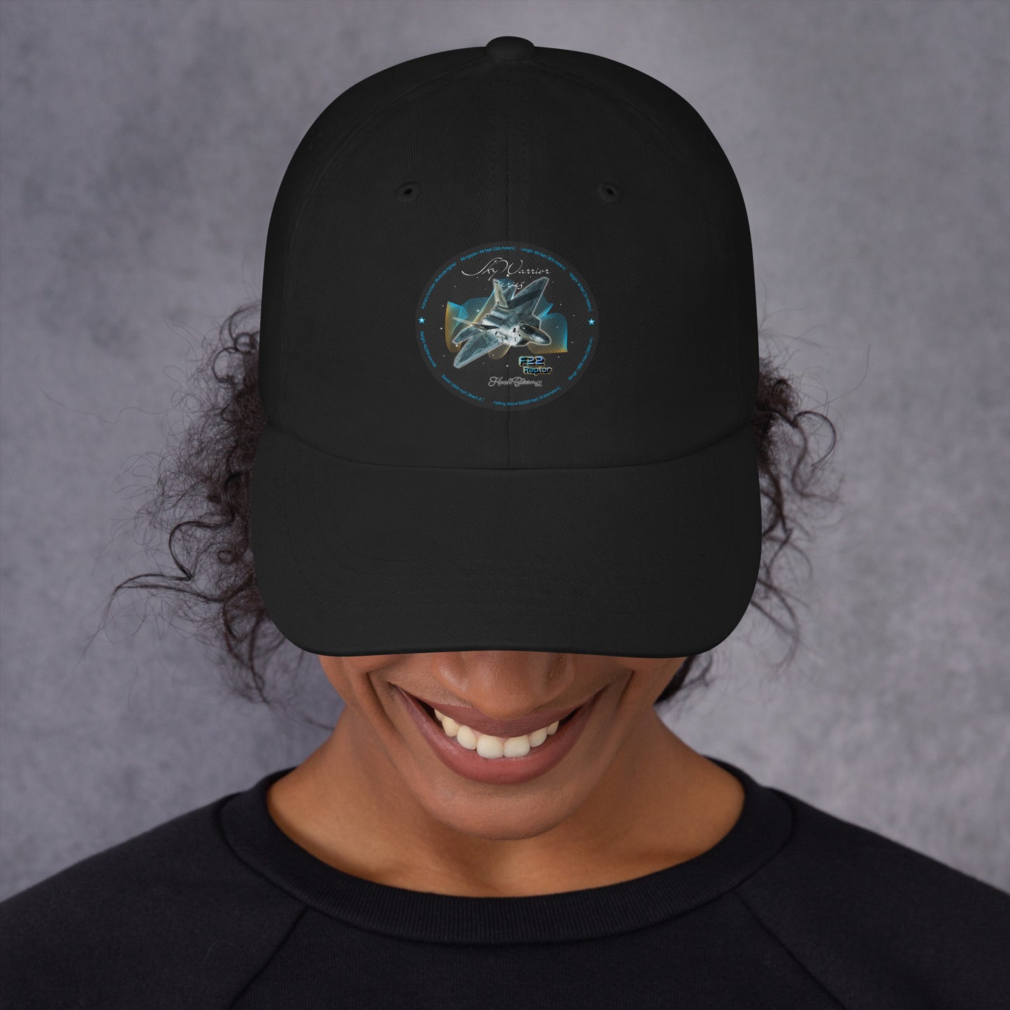 Black - F22 Raptor Dad hat
