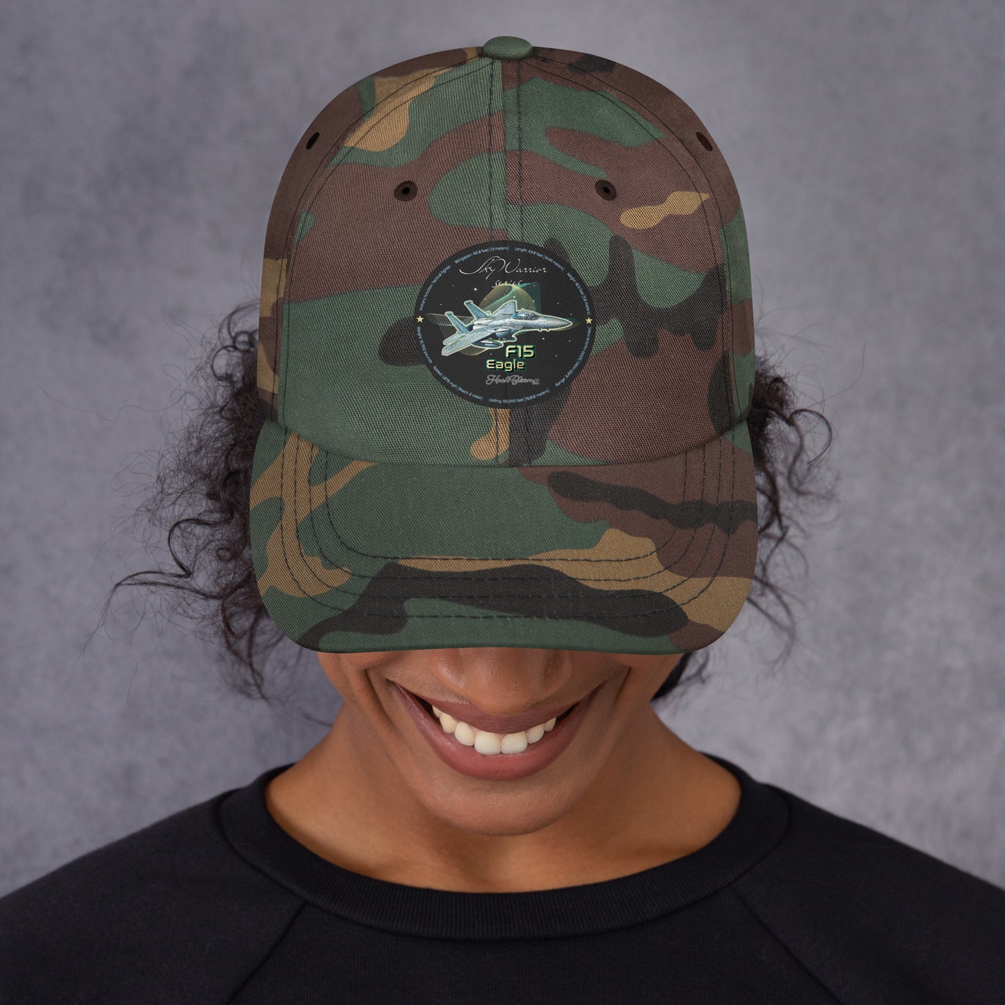 Green Camo - F15 Eagle Dad hat