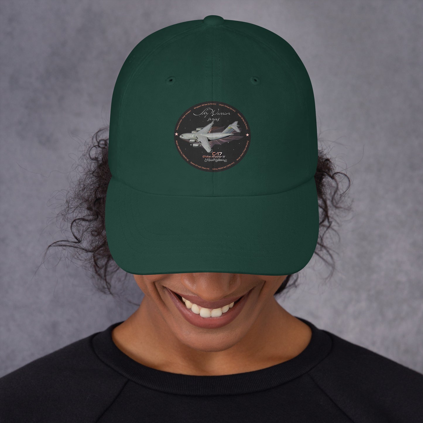 Spruce - C17 Globe Master III Dad hat