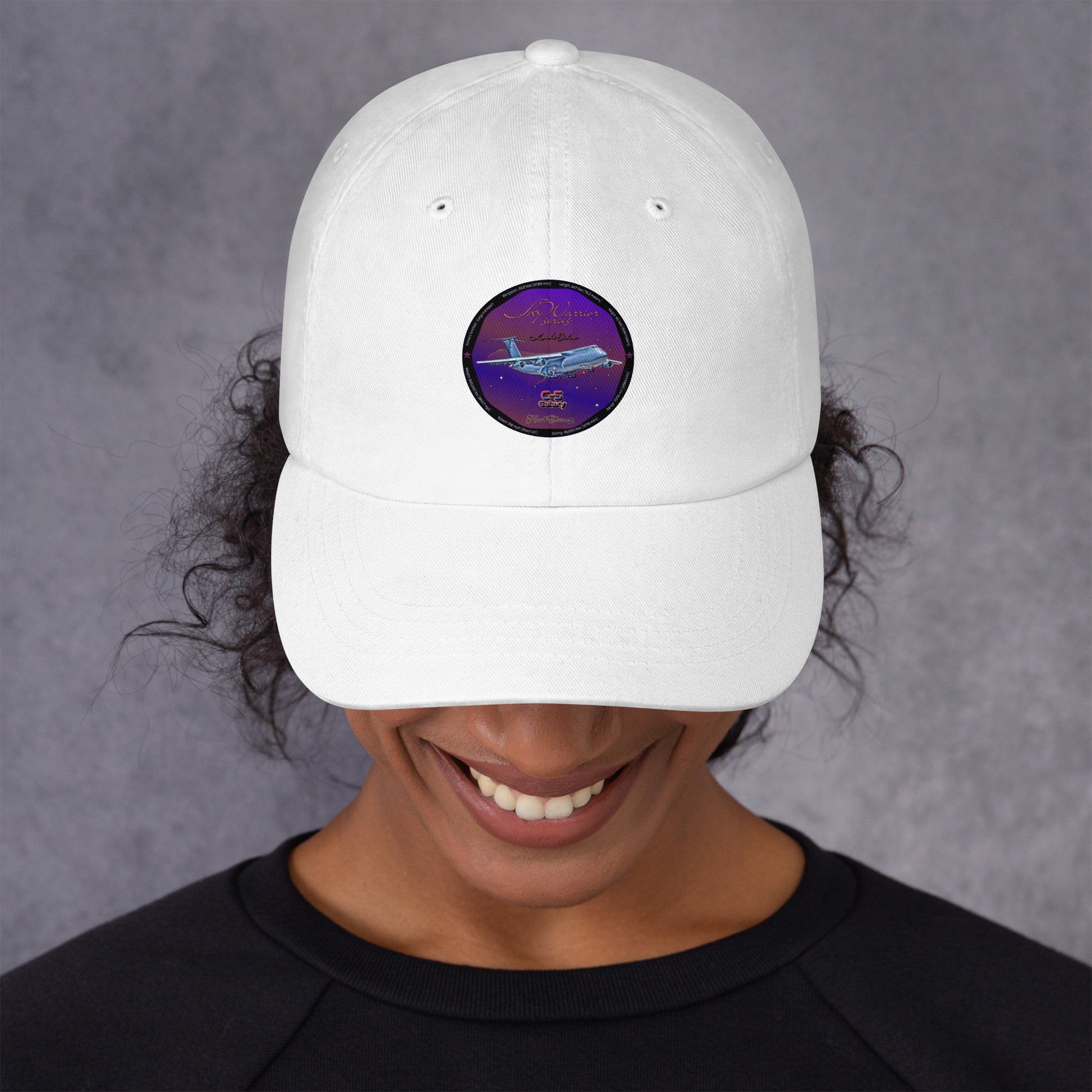 White - C5 Galaxy (Limited Edition) Dad hat