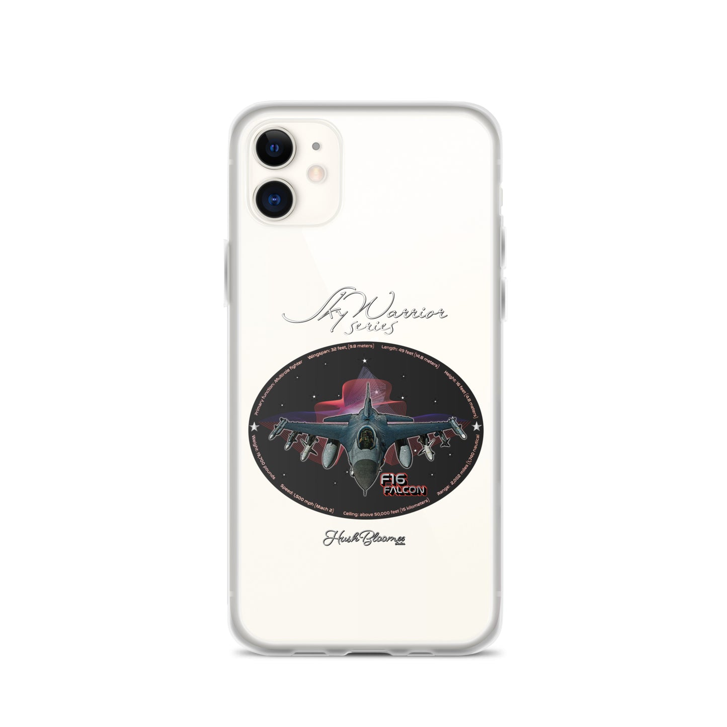 Clear - F16 Falcon Clear Case for iPhone