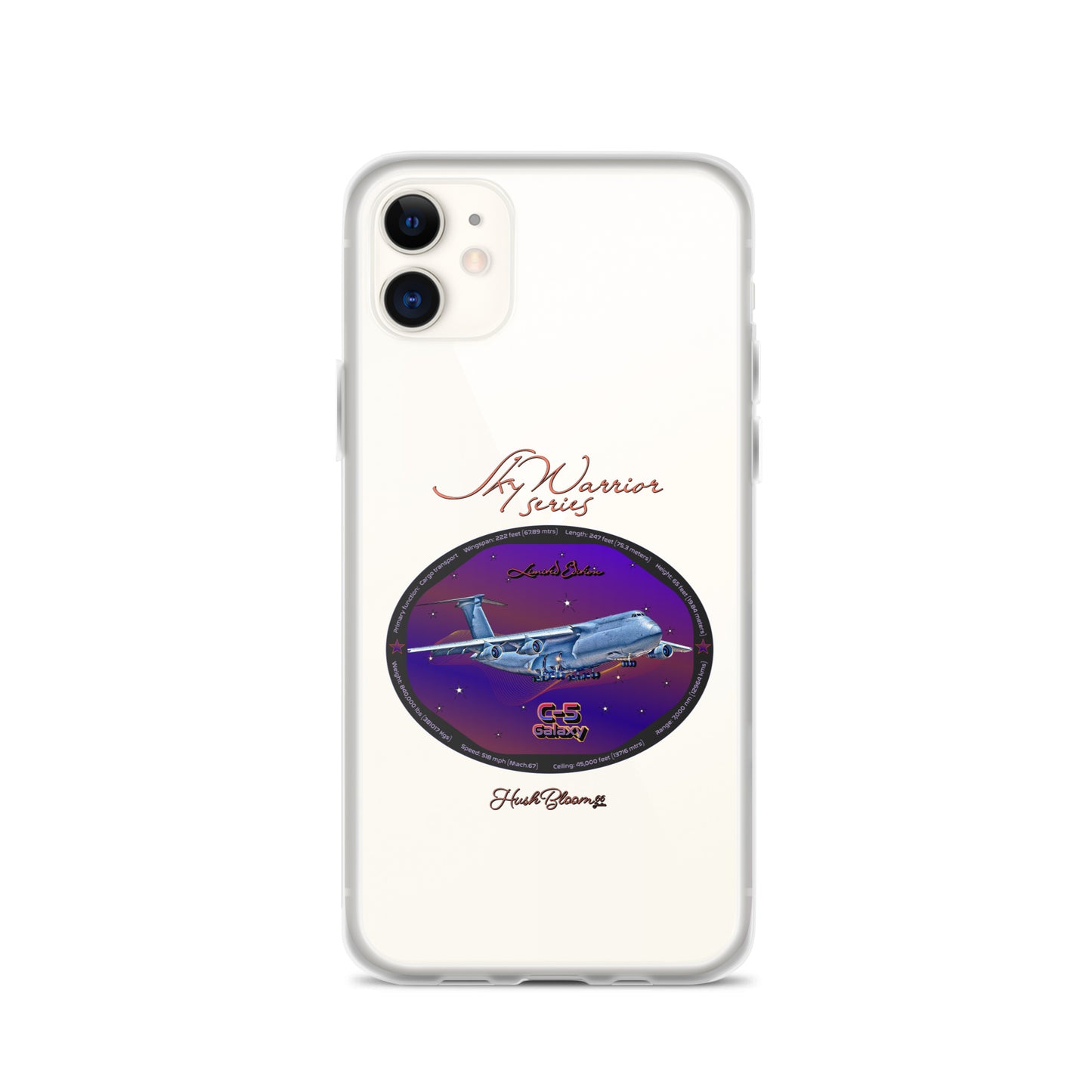 Clear - C5 Galaxy (Limited Edition) Clear Case for iPhone