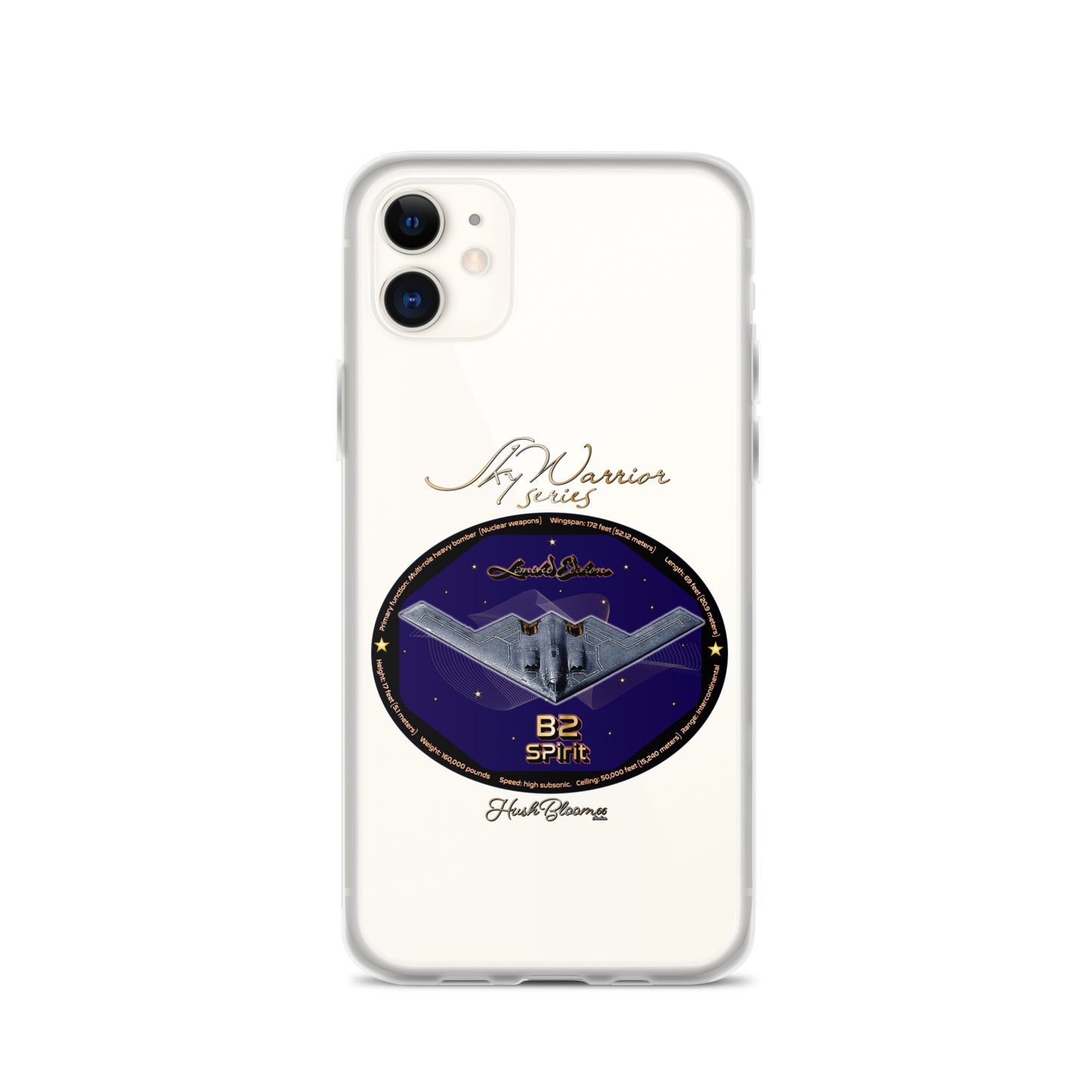 Clear - B2 Spirit (Limited Edition) Clear Case for iPhone
