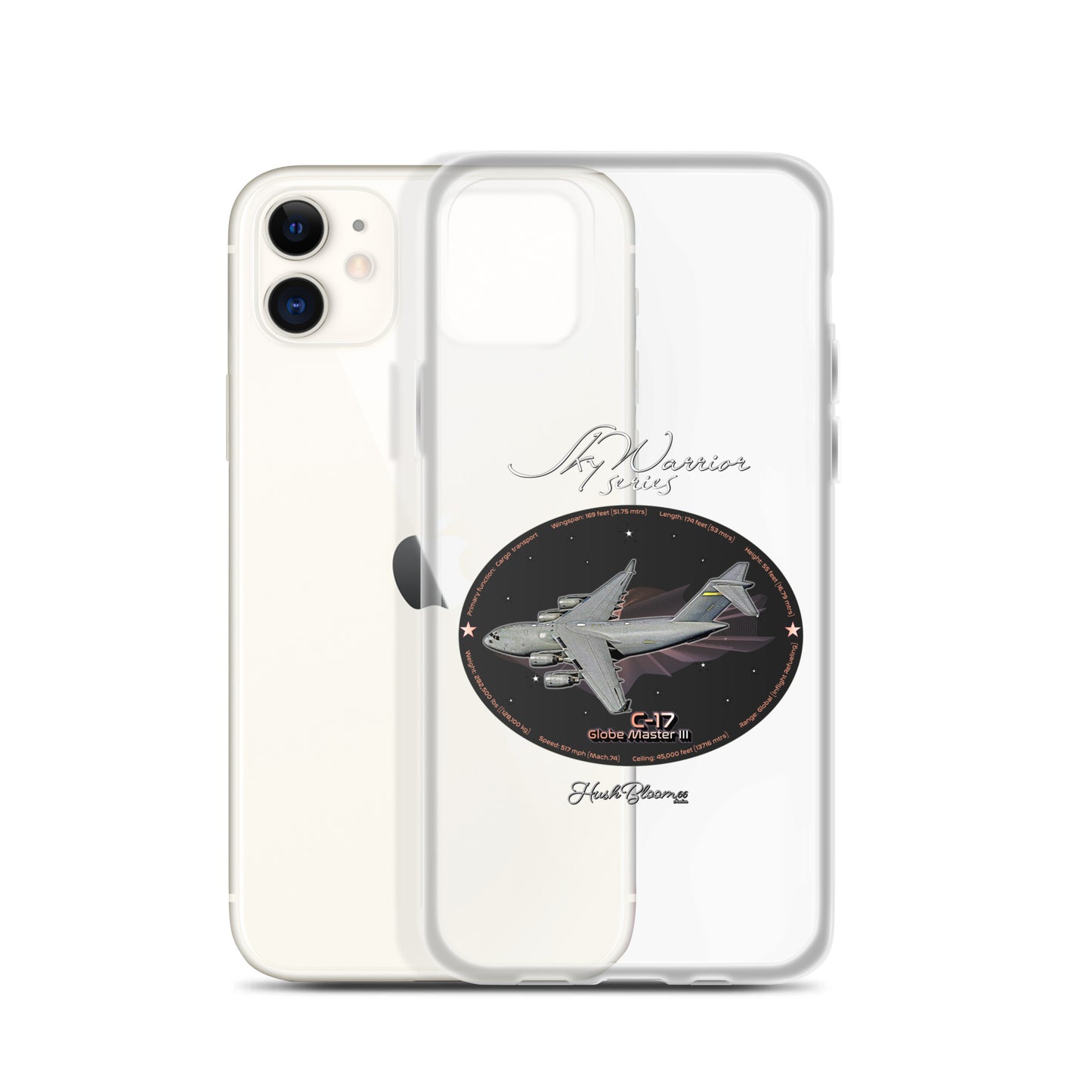 Clear - C17 Globe Master III Clear Case for iPhone