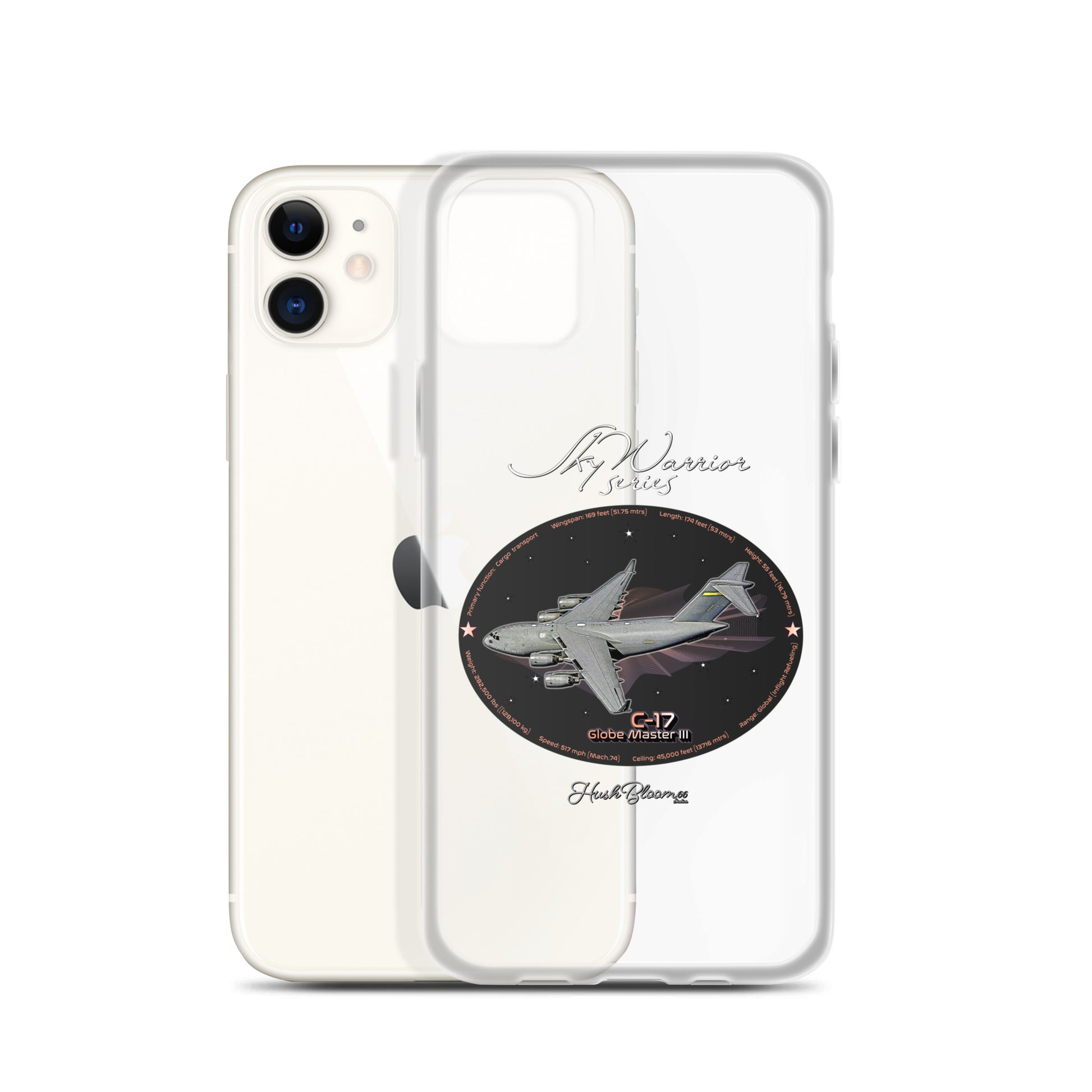 Clear - C17 Globe Master III Clear Case for iPhone