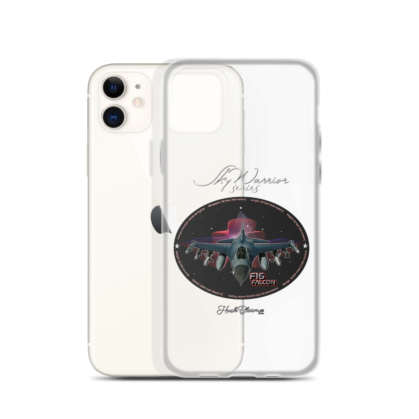 Clear - F16 Falcon Clear Case for iPhone