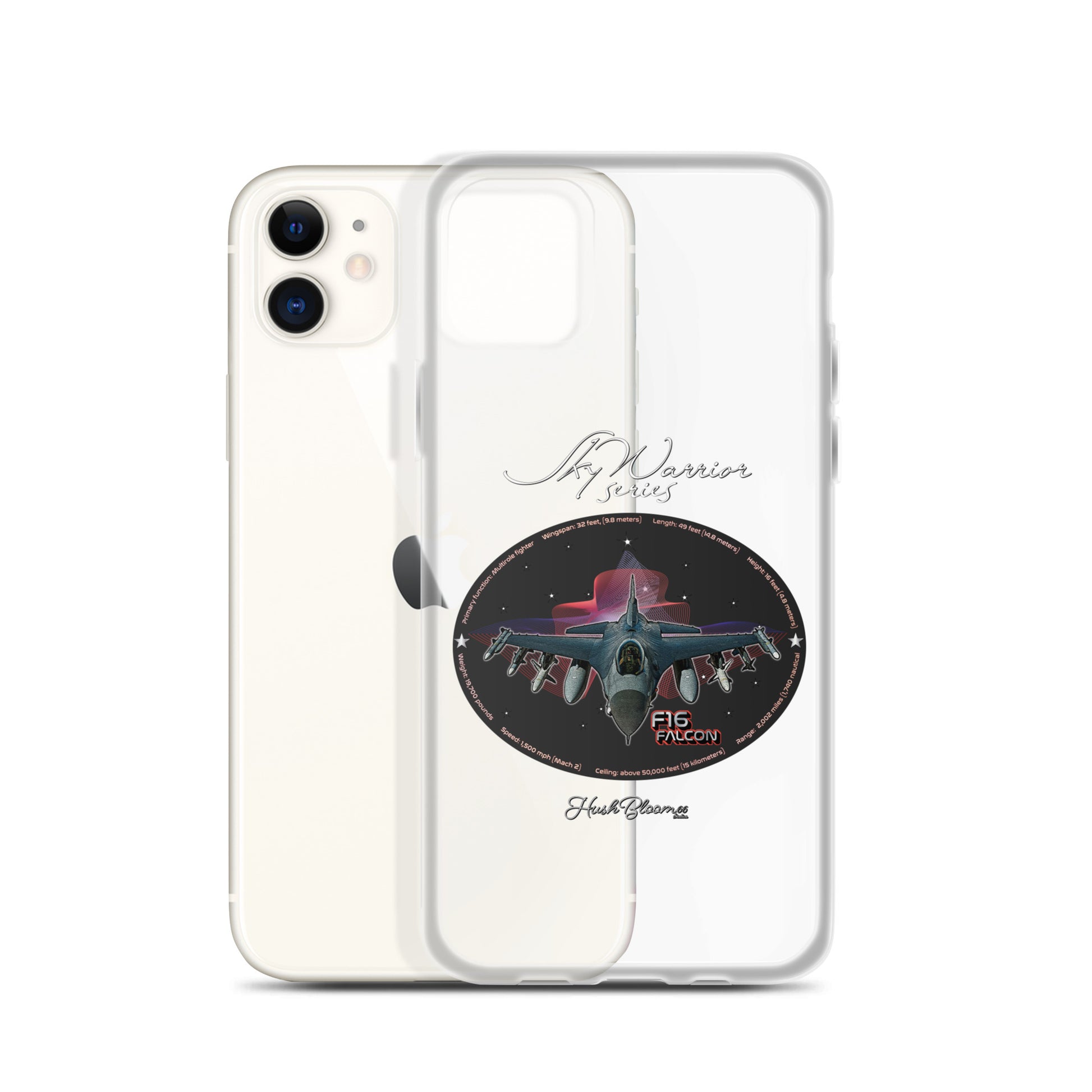 Clear - F16 Falcon Clear Case for iPhone