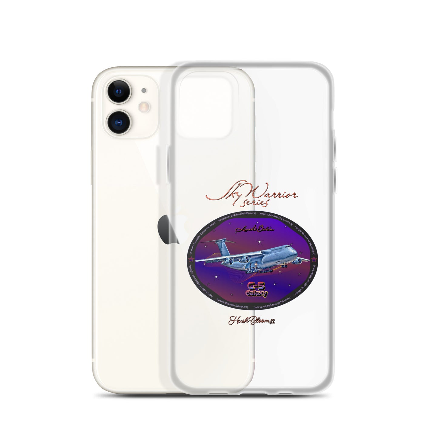 Clear - C5 Galaxy (Limited Edition) Clear Case for iPhone
