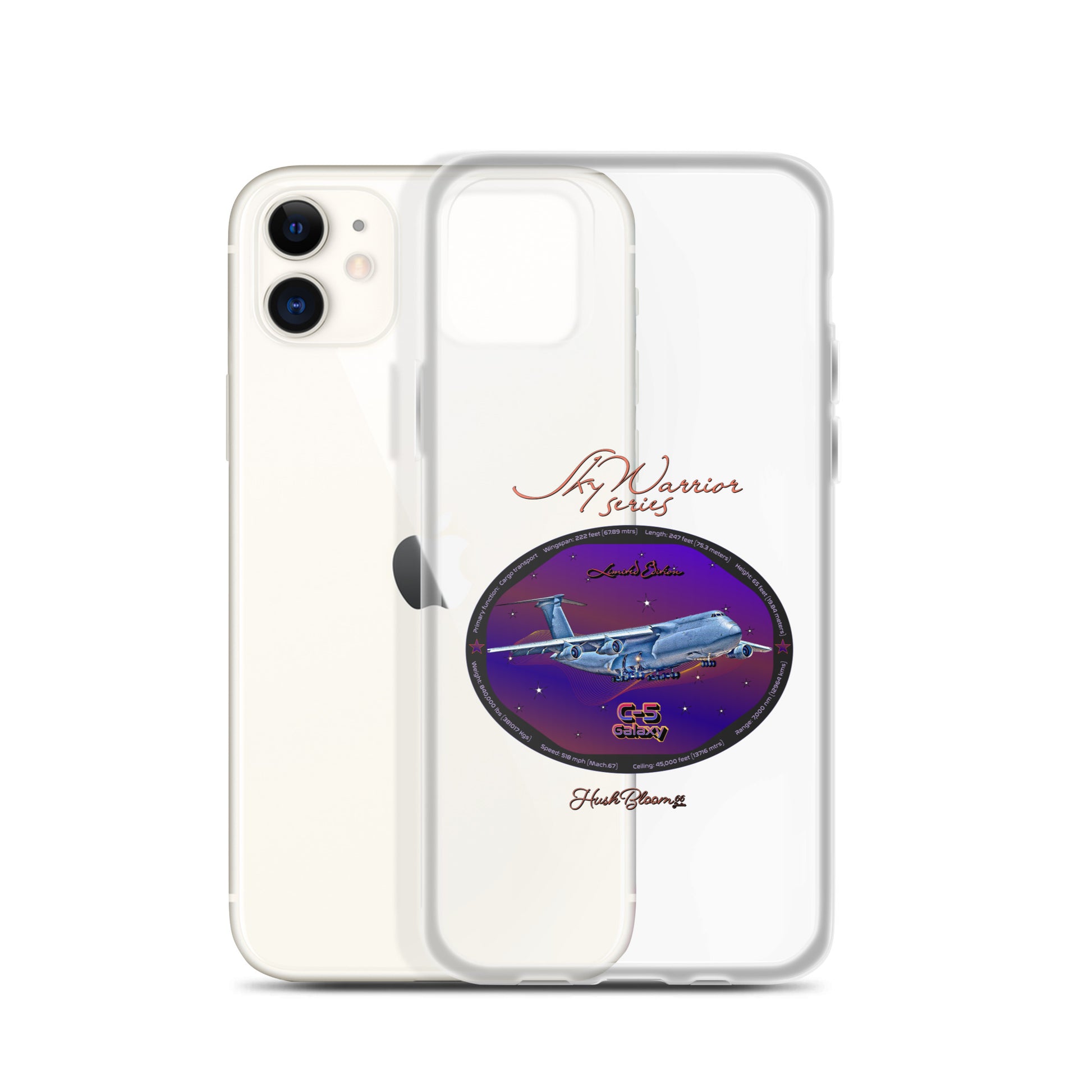 Clear - C5 Galaxy (Limited Edition) Clear Case for iPhone