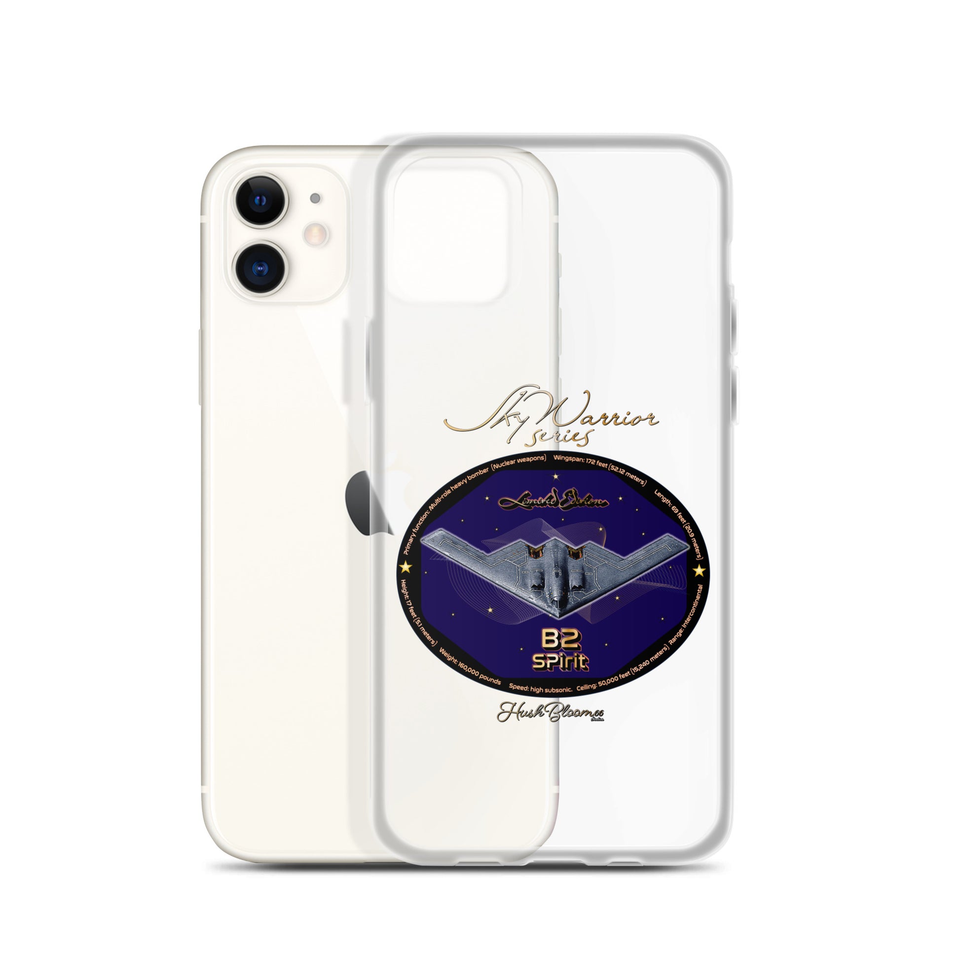 Clear - B2 Spirit (Limited Edition) Clear Case for iPhone
