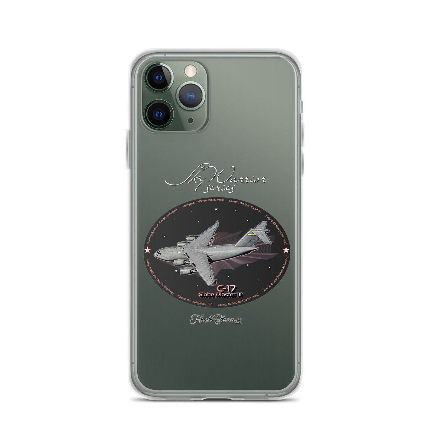 Clear - C17 Globe Master III Clear Case for iPhone