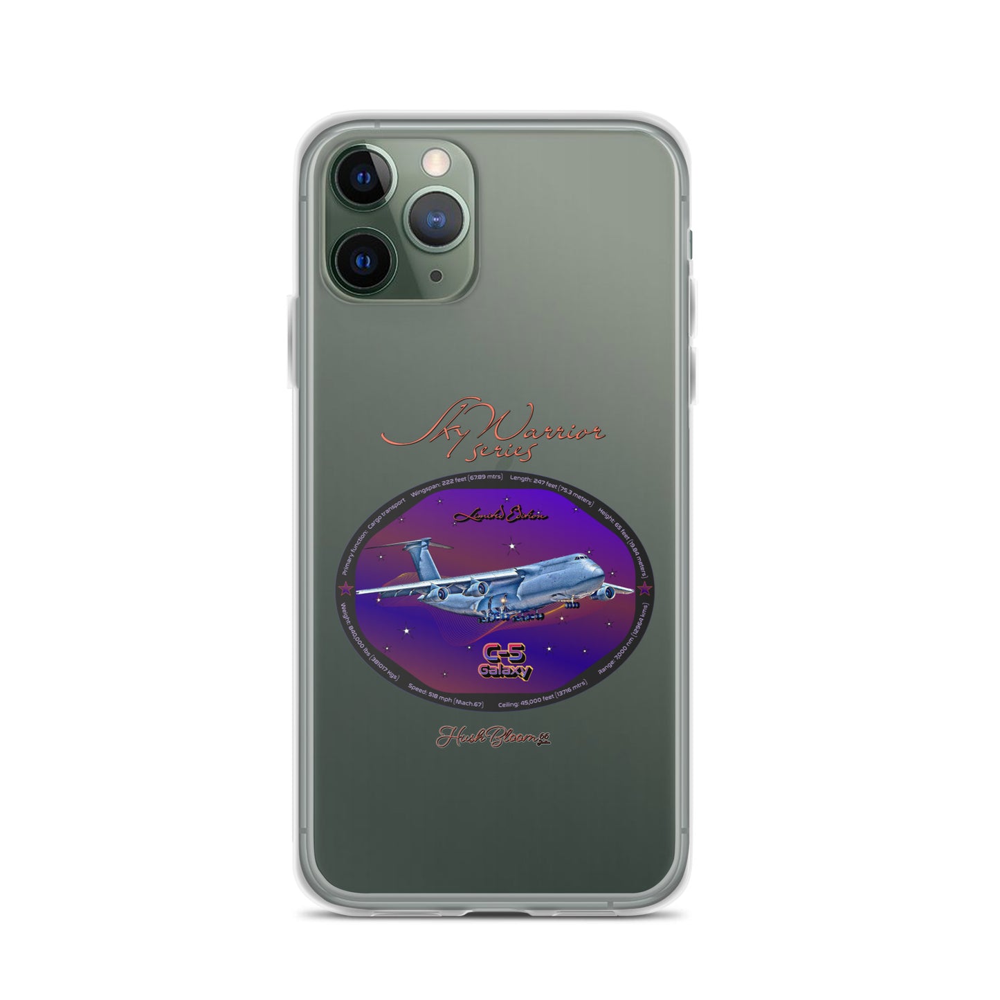 Clear - C5 Galaxy (Limited Edition) Clear Case for iPhone