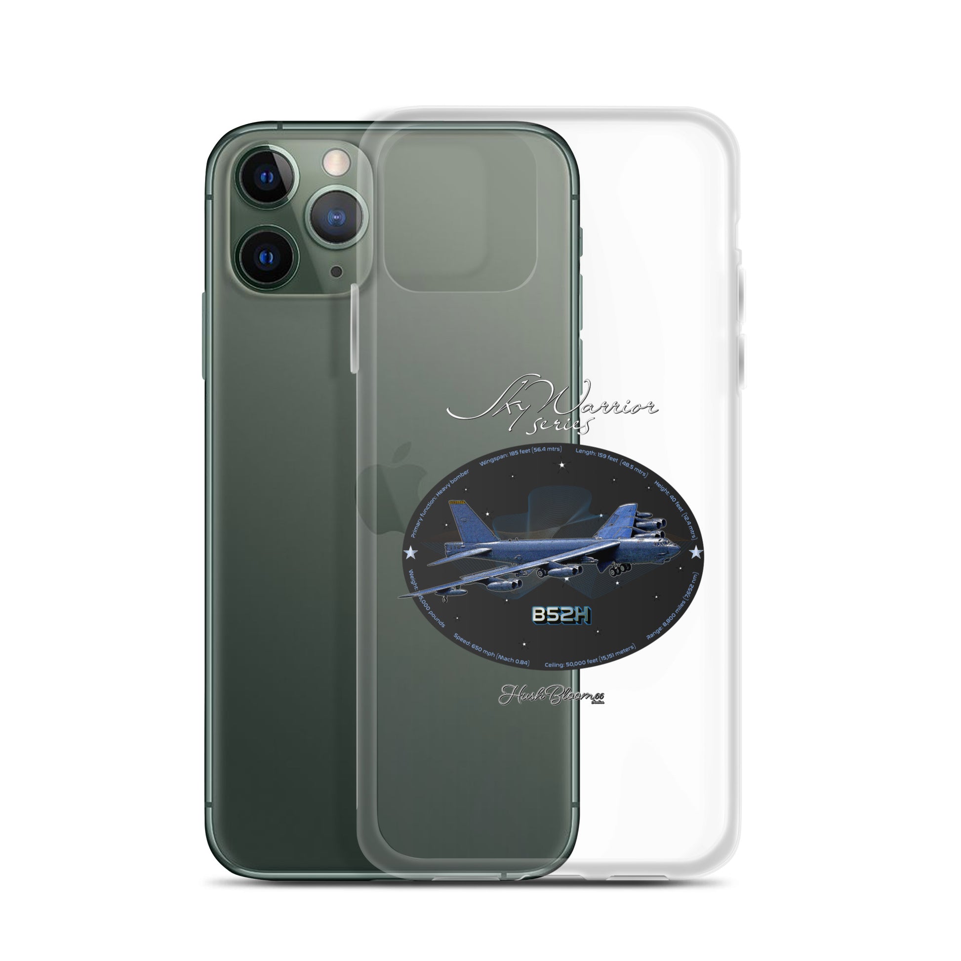 Clear - B52H Stratofortress Clear Case for iPhone