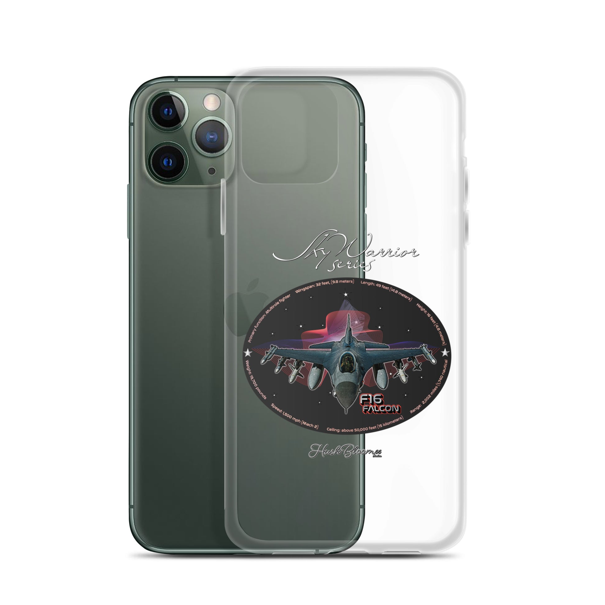 Clear - F16 Falcon Clear Case for iPhone